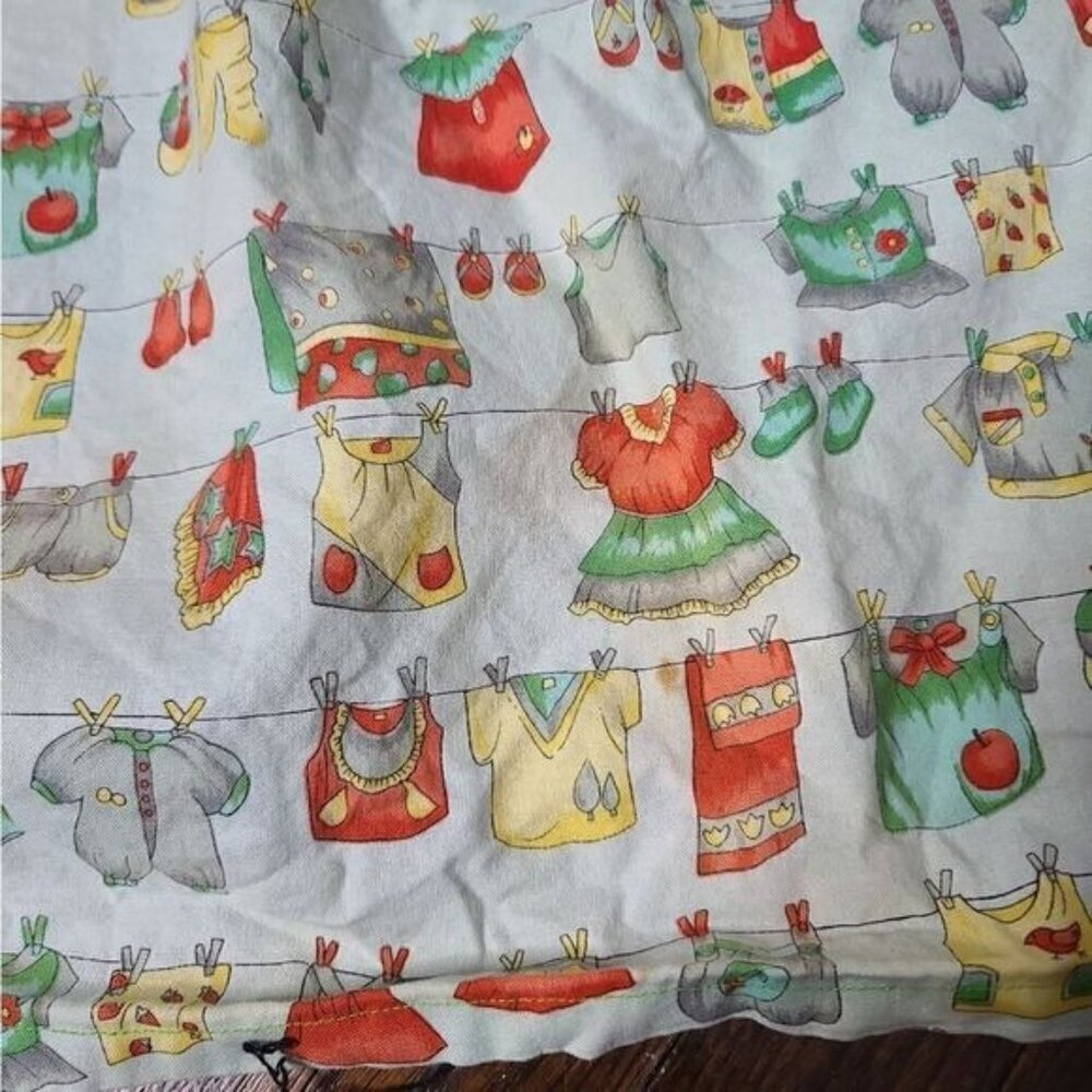 Vintage Half Waist Retro Printed Grannycore Kitchen Apron - Picture 5 of 9